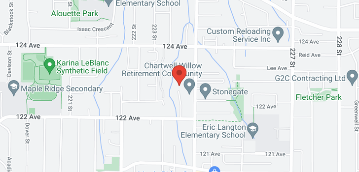 map of 302 12283 224TH STREET